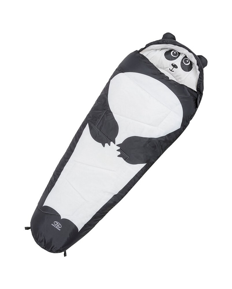 Sac de couchage enfant Panda 300 Highlander - Noir | sac-couchage.fr