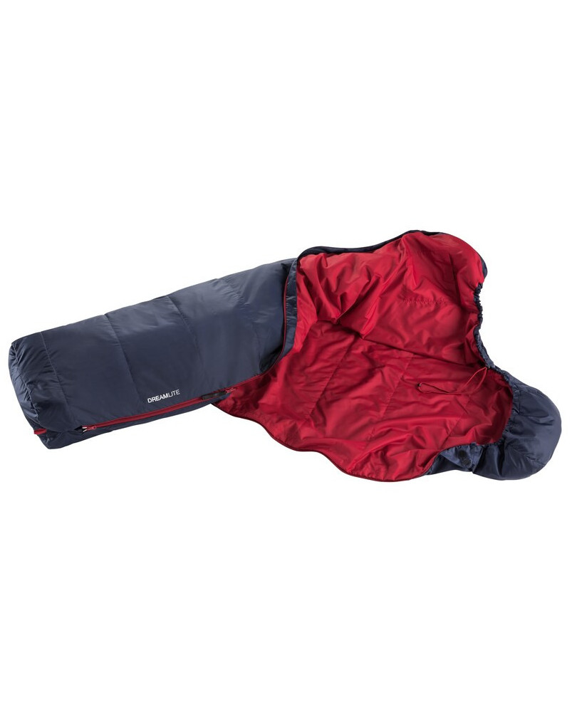 Sac de couchage Dreamlite L Deuter - Navy/Cranberry | sac-couchage.fr