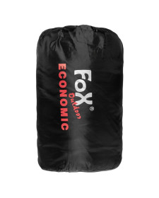 Sac de couchage sarcophage Fox Outdoor Economic MFH - Noir/Gris | sac-couchage.fr