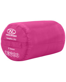 Sac de couchage sarcophage Outdoor Sleepline 250 Highlander - Rose | sac-couchage.fr